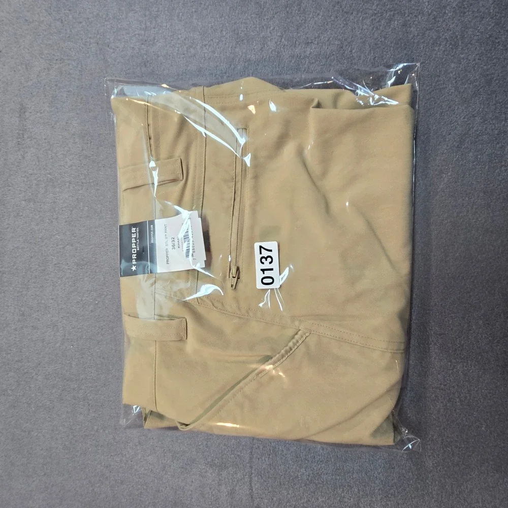 Propper STL II Tactical Pants 36x32 Khaki NWT Stretch Nylon‎ Discontinued F52551